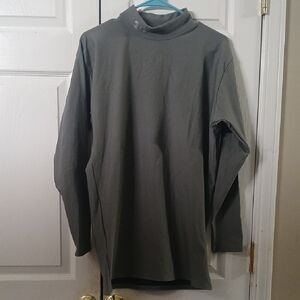 Under Armour - Mens Coldgear Armour Compression Mock Long-Sleeve Gray Sz 3XL NWT